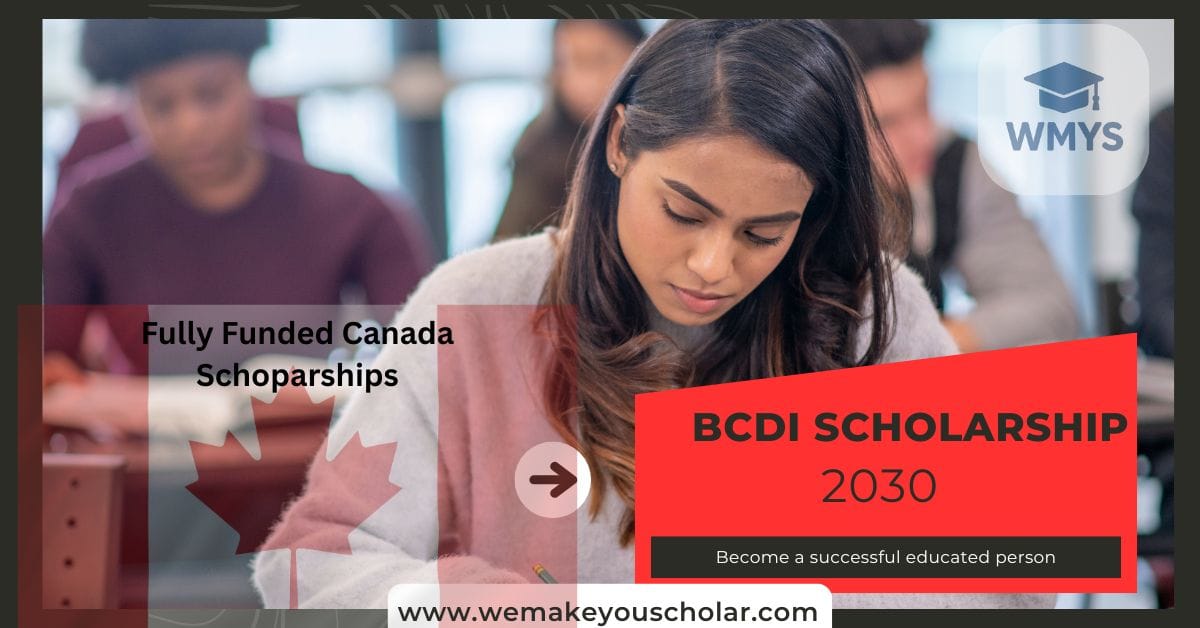 Group of international students in Canada attending a workshop under the BCDI 2030 development scholarship program.