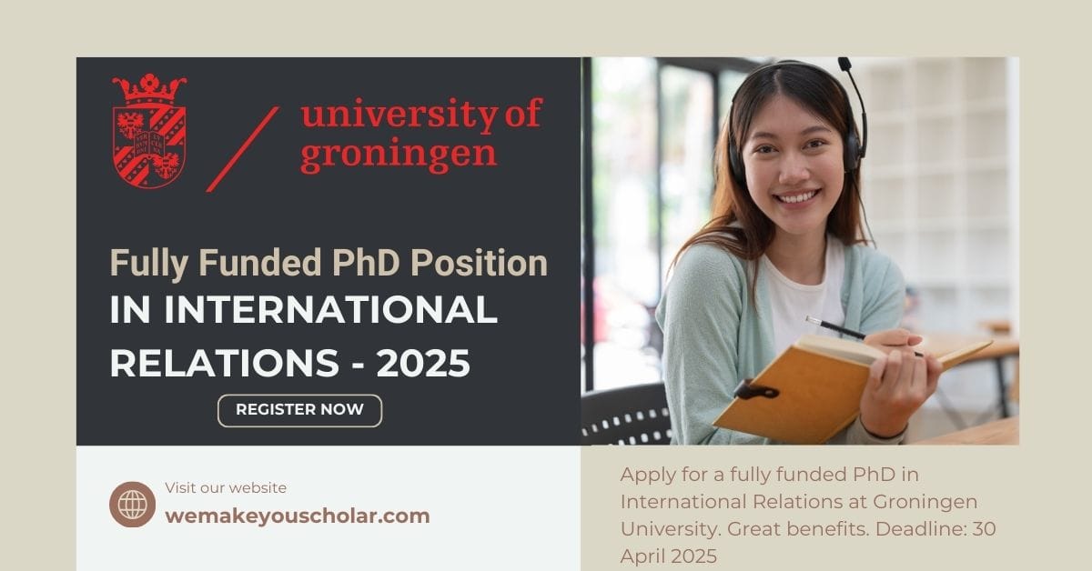 PhD student studying in an international research environment at the University of Groningen, Netherlands.