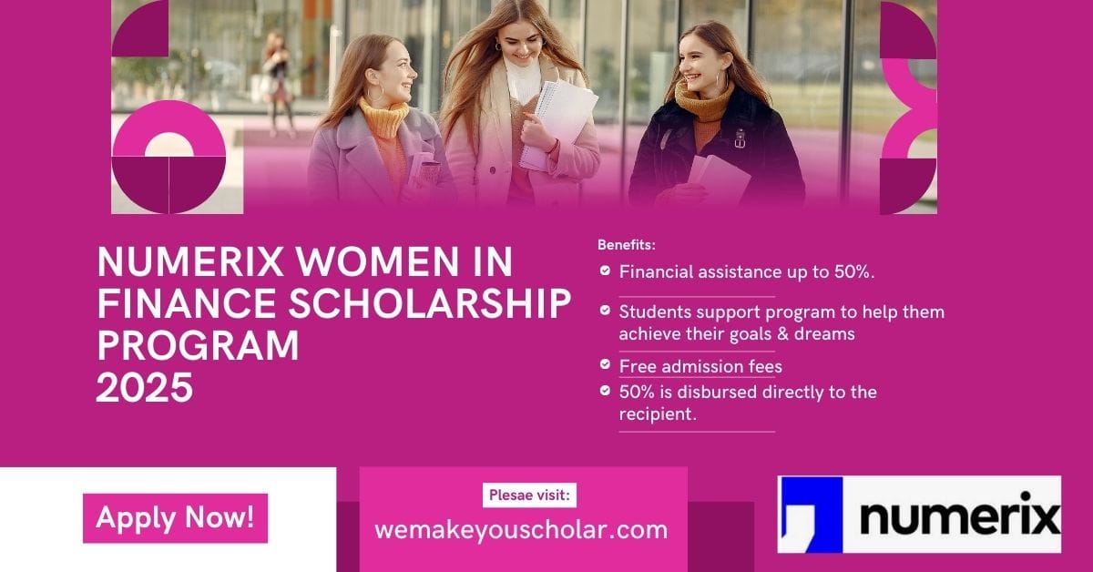 Female finance student studying with financial charts and laptop.