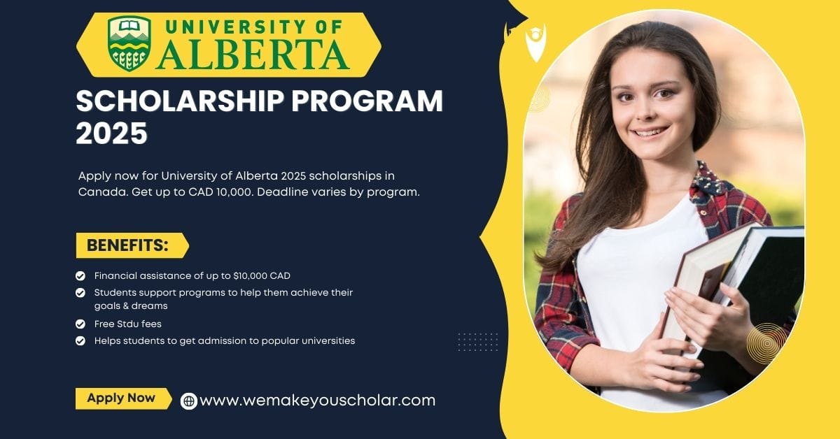 University of Alberta foreign students on campus enjoying scholarship benefits