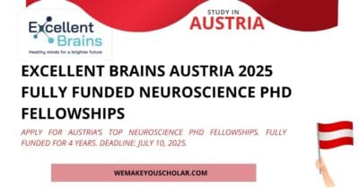 Global neuroscience PhD fellows in Austria under the Excellent Brains Austria PhD Fellowships 2025 initiative