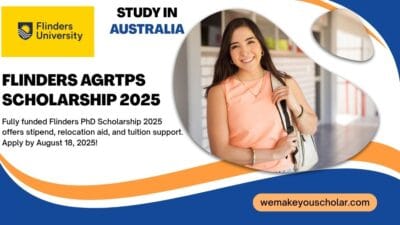 International students having discussion on research at Flinders University campus under AGRTPS PhD scholarship program 2025