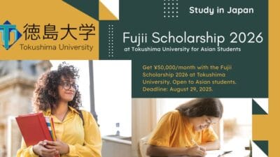 Asian international students, Tokushima University, Japan