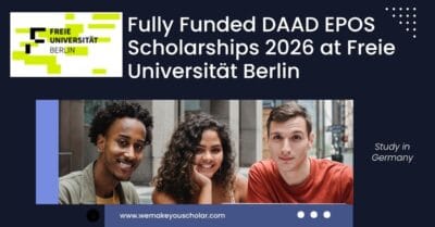 International students at Freie Universität Berlin studying under the DAAD EPOS scholarship program