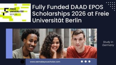 International students at Freie Universität Berlin studying under the DAAD EPOS scholarship program