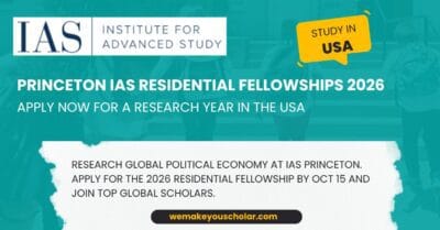 Residential social science researchers at Princeton IAS 2026 working under the residential fellowships program on global economy issues