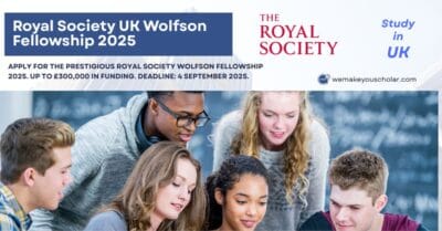 Senior researcher who is moving to the UK for Royal Society UK Wolfson Fellowship 2025 for long-term development of science leadership