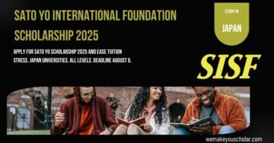 Foreign students pursuing their studies in Japanese university with assistance from Sato Yo International Foundation Scholarship 2025 program
