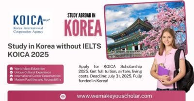 International students being awarded KOICA Scholarships in orientation in South Korea, 2025