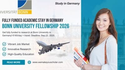 International researchers at University of Bonn during academic seminar, fellowship program 2026