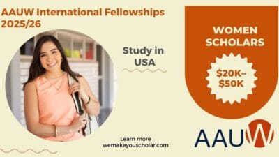 International women who receive AAUW fellowship awards