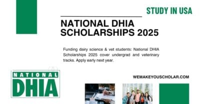 Undergraduate and veterinary students embracing National DHIA Scholarships 2025 for dairy science and herd management studies
