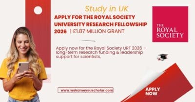 Research fellow in UK lab sponsored by the Royal Society URF