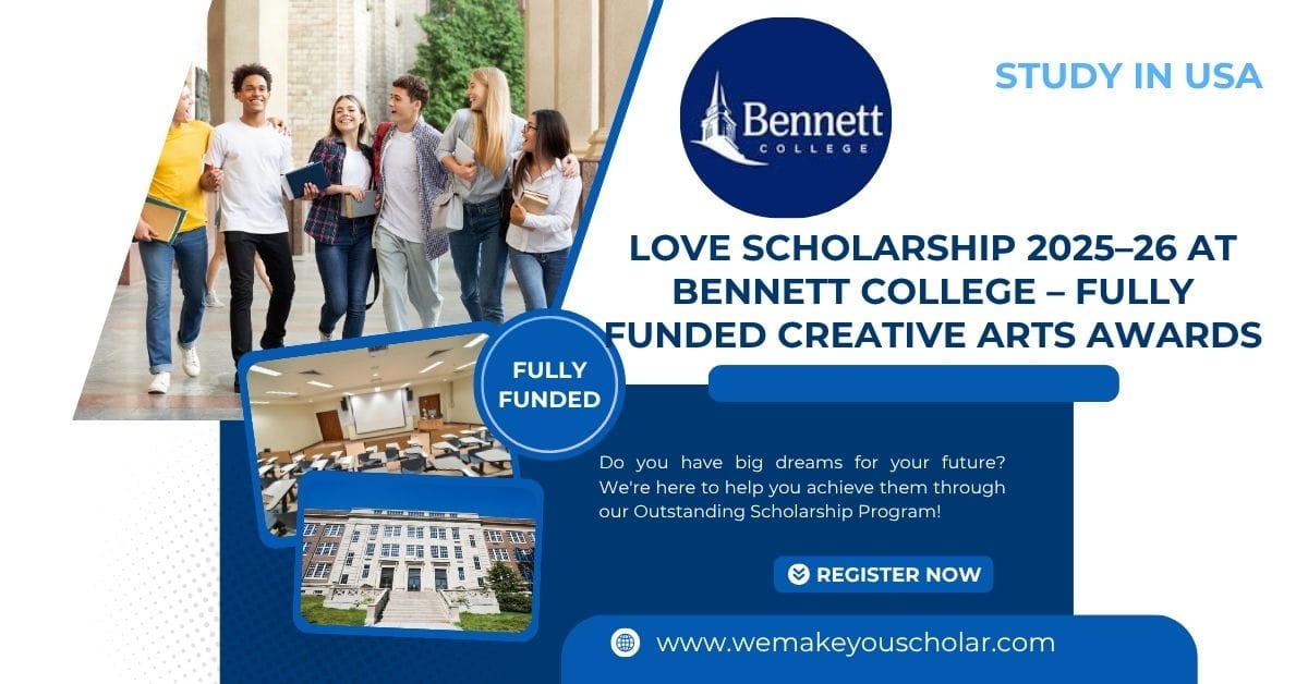 Arts student receiving About Love Scholarship at Bennett College for 2025–26 sponsored by Beyoncé, JAY‑Z & Tiffany Co