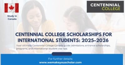International students at Centennial College Canada – admissions and scholarships 2025