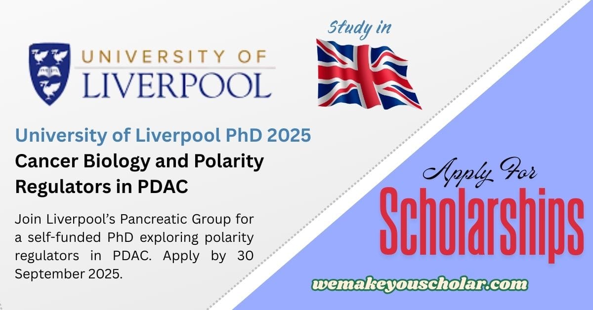 PhD research opportunity in pancreatic cancer biology at University of Liverpool