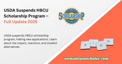 USDA suspends HBCU scholarship program announcement