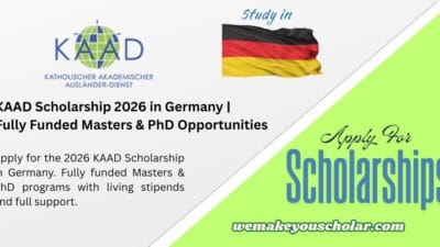 nternational students in Germany under the KAAD Scholarship 2026