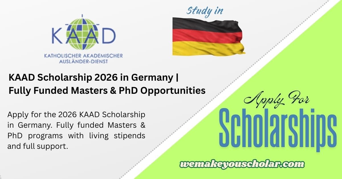 nternational students in Germany under the KAAD Scholarship 2026