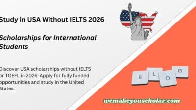 USA scholarships without IELTS 2026 for international students