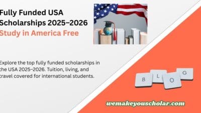 Fully Funded Scholarships in the USA 2025–2026 for International Students