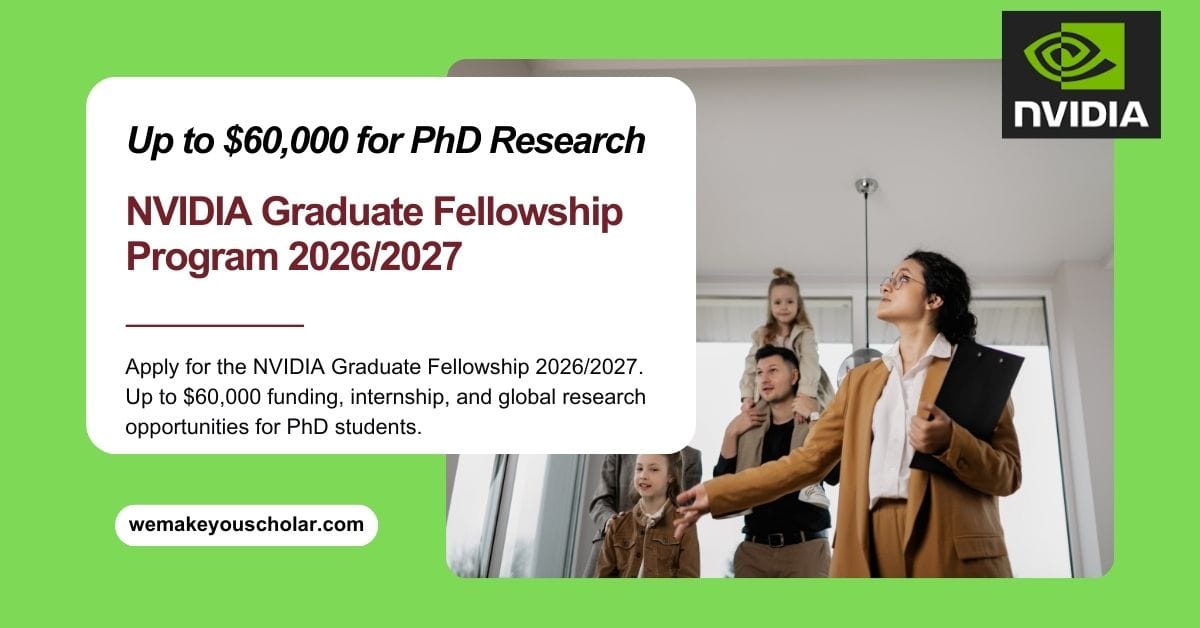 NVIDIA Graduate Fellowship 2026 for PhD Students in AI and Robotics