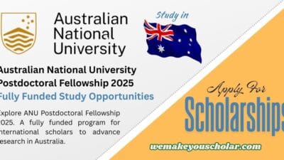 Australian National University Postdoctoral Fellowship 2025 in Medicine and Psychology