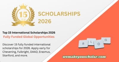 International Scholarships 2026 – Fully Funded Opportunities
