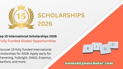 International Scholarships 2026 – Fully Funded Opportunities