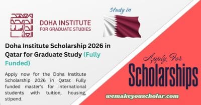 Doha Institute Scholarship 2026 for International Graduate Students in Qatar