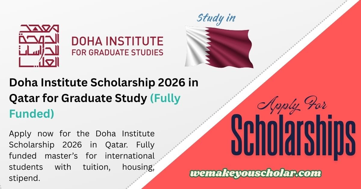 Doha Institute Scholarship 2026 for International Graduate Students in Qatar