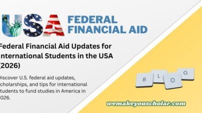 U.S. university financial aid updates for 2026 applicants
