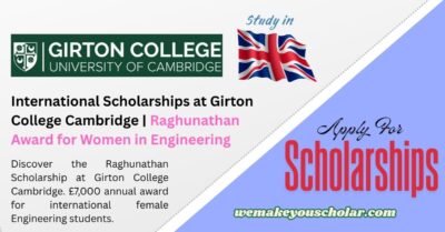 Girton College Cambridge campus and scholarships