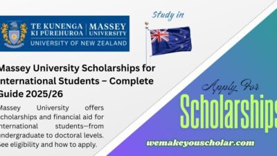 Massey University Campus Scholarships for International Students