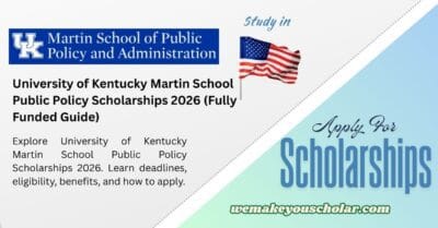 University of Kentucky Martin School Scholarships 2026