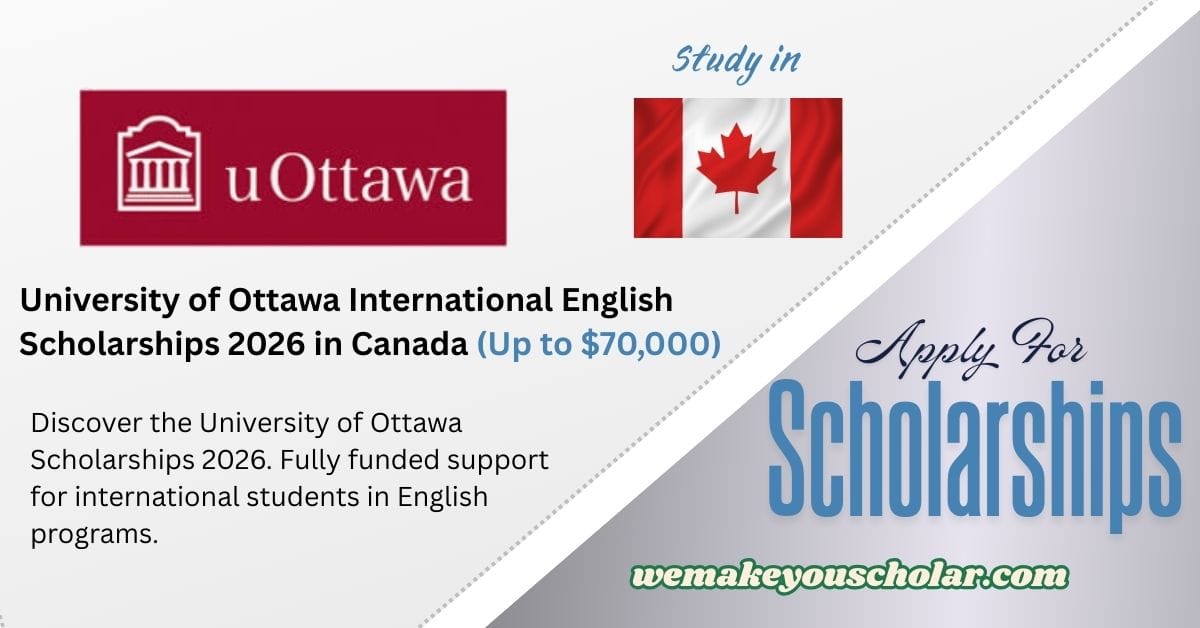 University of Ottawa International English Scholarships 2026