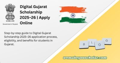 Students applying online for Digital Gujarat Scholarship 2025 at digitalgujarat.gov.in portal