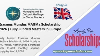 Erasmus Mundus MAGMa Scholarship 2026 Fully Funded