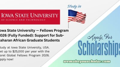 Iowa State University Borel Global Fellows Program 2026 banner
