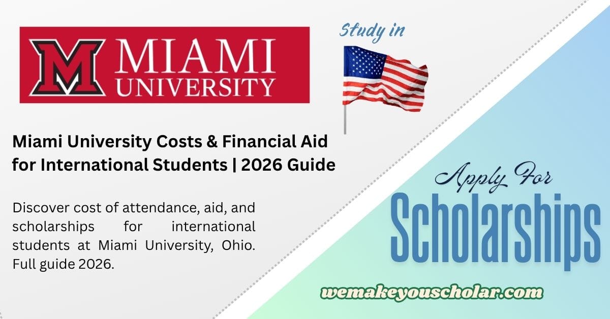 Miami University campus financial aid guidance for international students