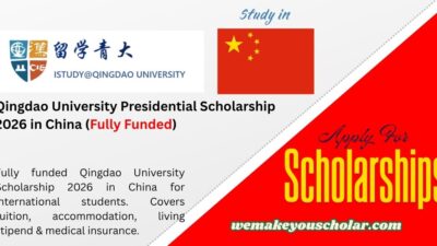 Qingdao University Scholarship 2026 – Fully Funded in China
