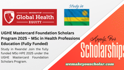 UGHE Mastercard Foundation Scholars Program 2025