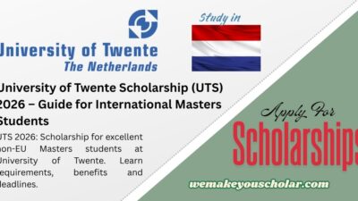 University of Twente Scholarship 2026 Master's Program