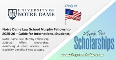 Notre Dame Law School campus and Murphy Fellows