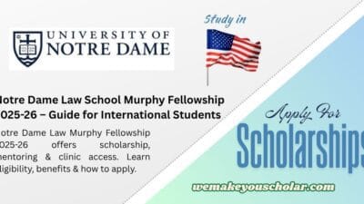 Notre Dame Law School campus and Murphy Fellows