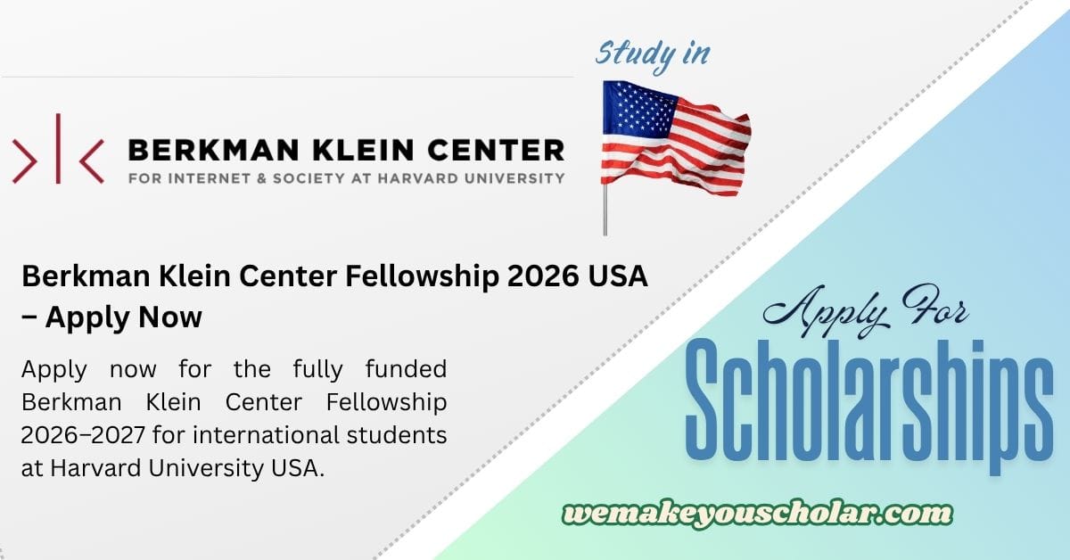 Berkman Klein Center Fellowship 2026–2027 USA