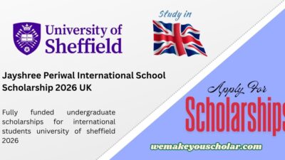 Jayshree Periwal International School Scholarship 2026 UK