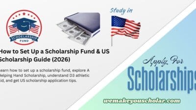 Steps to set up a scholarship fund in the USA