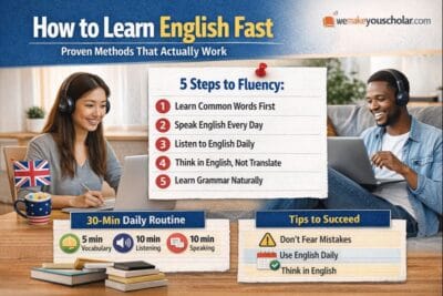 How to learn English fast using proven daily routines and speaking methods