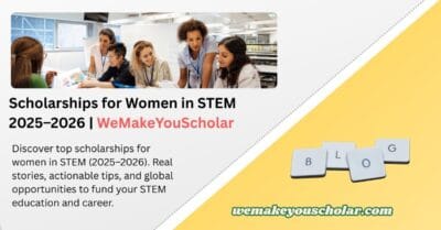 Group of diverse women in STEM fields representing scholarships for women in STEM 2025–2026